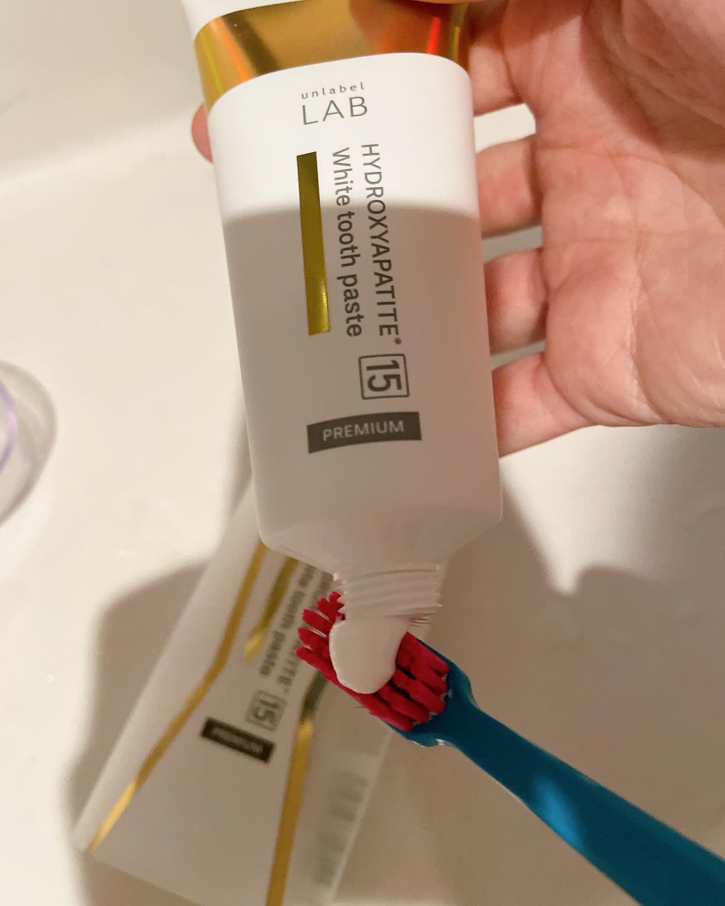 アンレーベル ラボ HA トゥースペーストP/unlabel/歯磨き粉を使ったクチコミ(2枚目)