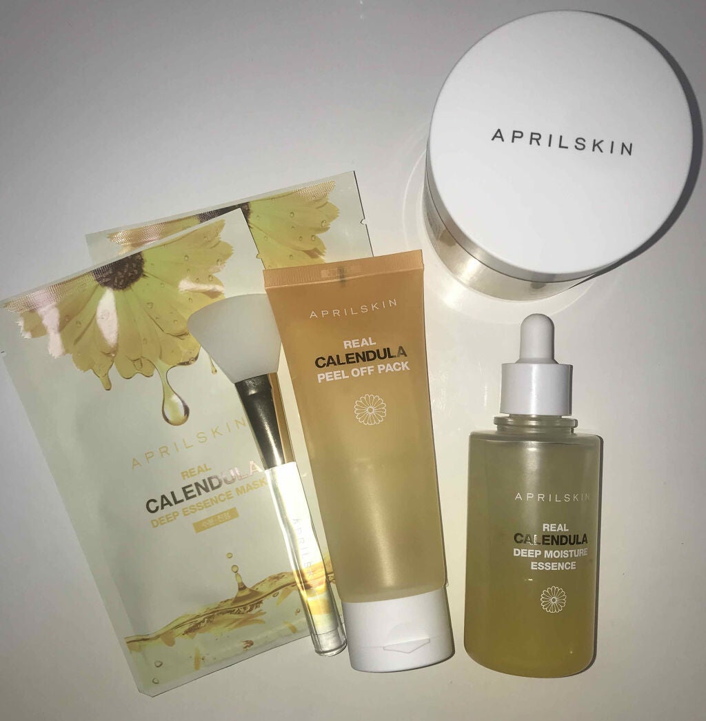 リアルカレンデュラピールオフパック/APRILSKIN/ピーリングを使ったクチコミ(1枚目)