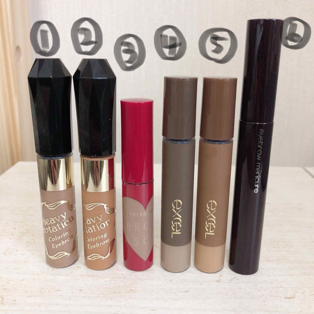 カラーリングアイブロウ/ヘビーローテーション/眉マスカラを使ったクチコミ（2枚目）