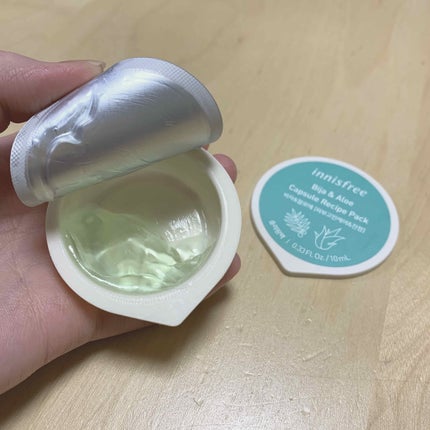 カプセルレシピパック N B&A/innisfree/洗い流すパック・マスクを使ったクチコミ(2枚目)