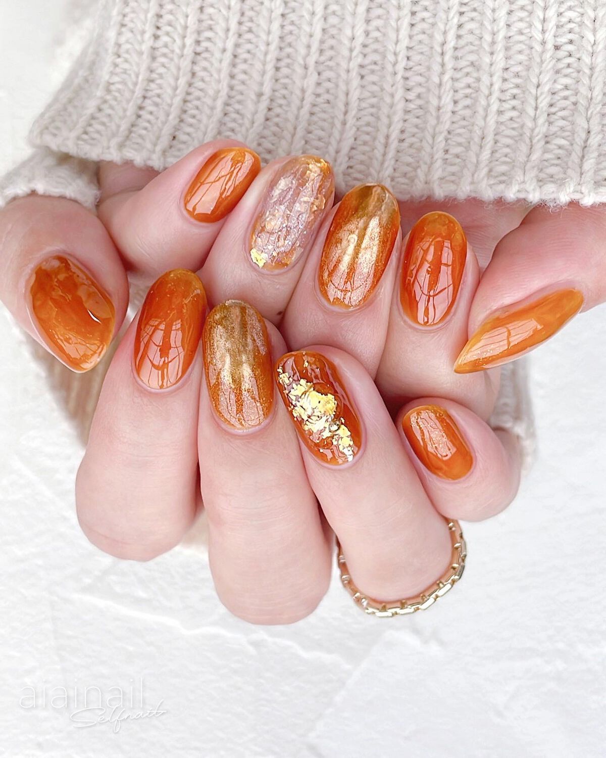 チャームスティックジェル #28 キャメルクリア/OMD/オールインワンネイルを使ったクチコミ（3枚目）