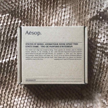 アロマティック ルームスプレー/Aesop/ファブリックミストを使ったクチコミ（2枚目）