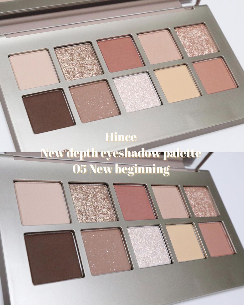 ニューデップスアイシャドウパレット/hince/アイシャドウパレットを使ったクチコミ（2枚目）