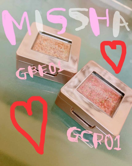 グリッタープリズム シャドウ/MISSHA/グリッターを使ったクチコミ(1枚目)