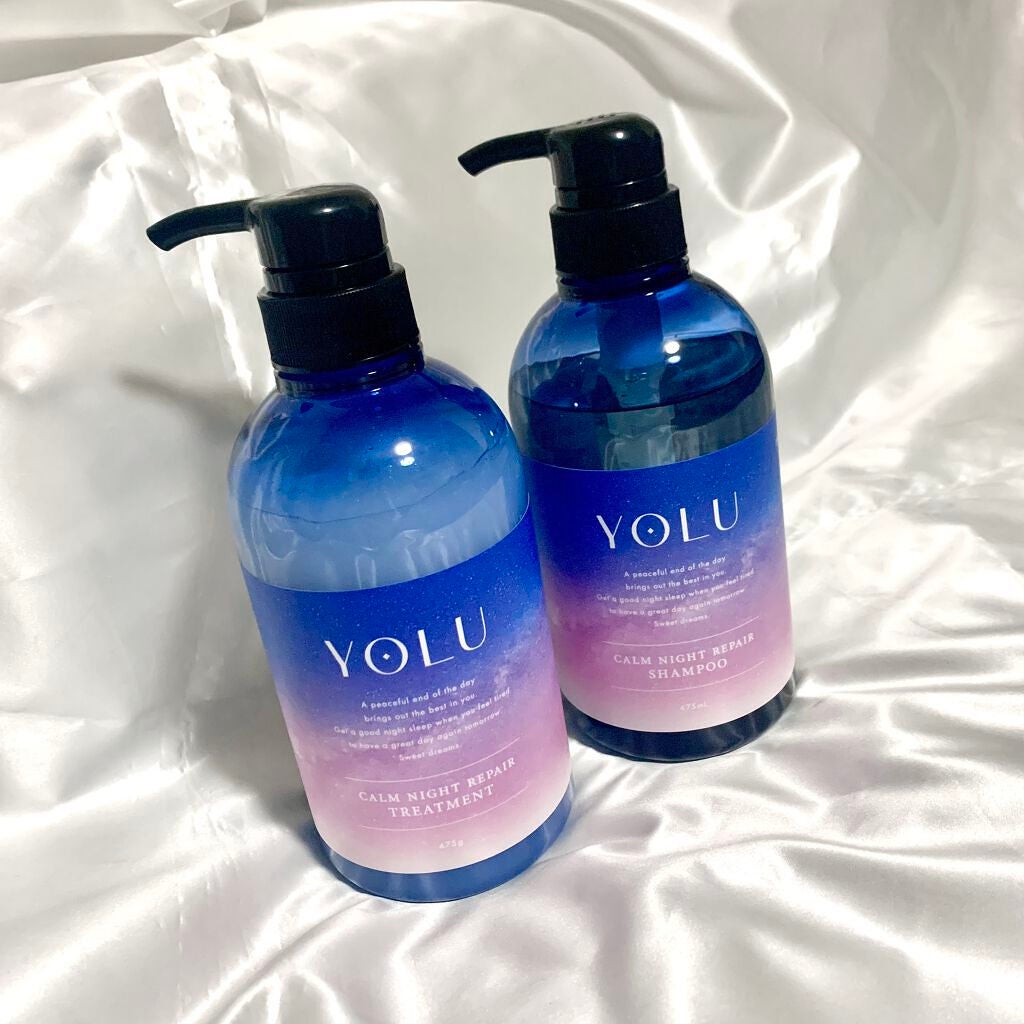 カームナイトリペアシャンプー/トリートメント/YOLU/市販シャンプーを使ったクチコミ(1枚目)