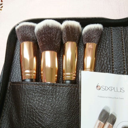 貴族のゴールド メイクブラシ11本セット 化粧ポーチ付き/SIXPLUS/メイクブラシを使ったクチコミ(2枚目)
