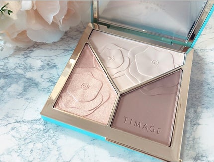 ハイライトシェーディングパレット/TIMAGE/パウダーハイライトを使ったクチコミ(1枚目)