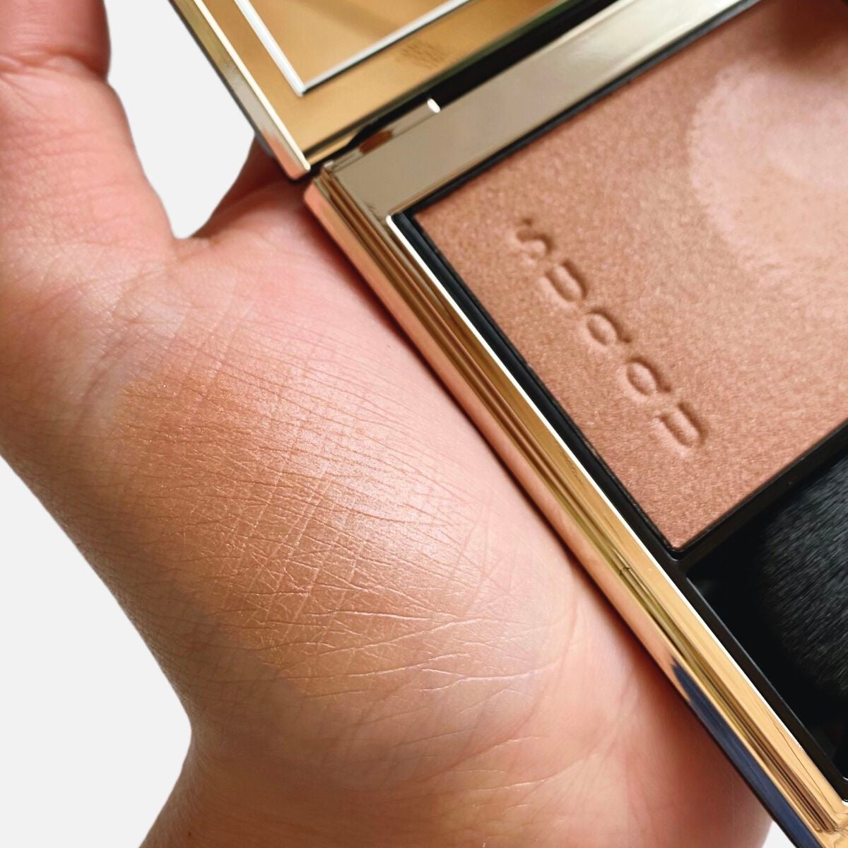 メルティング パウダー ブラッシュ/SUQQU/パウダーチークを使ったクチコミ(2枚目)