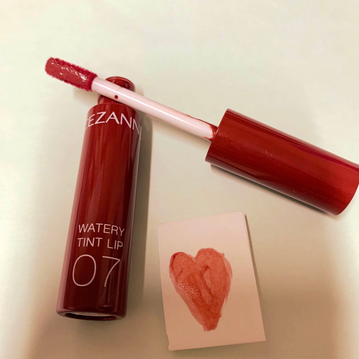 ウォータリーティントリップ/CEZANNE/リップティントを使ったクチコミ(4枚目)
