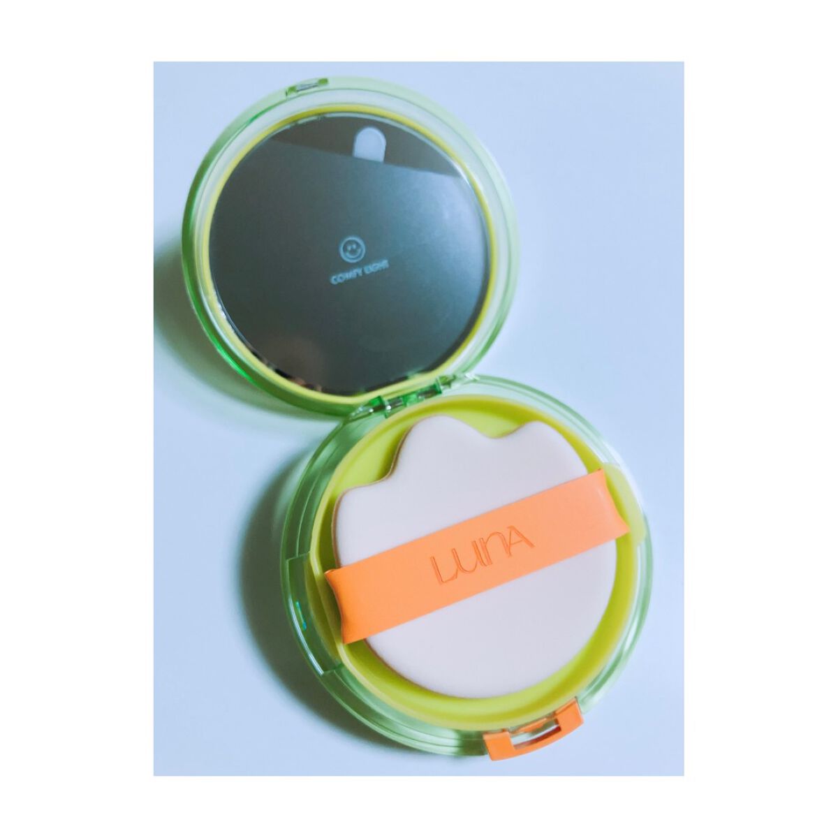 コンフィーライトクッション/LUNA/クッションファンデーションを使ったクチコミ（2枚目）