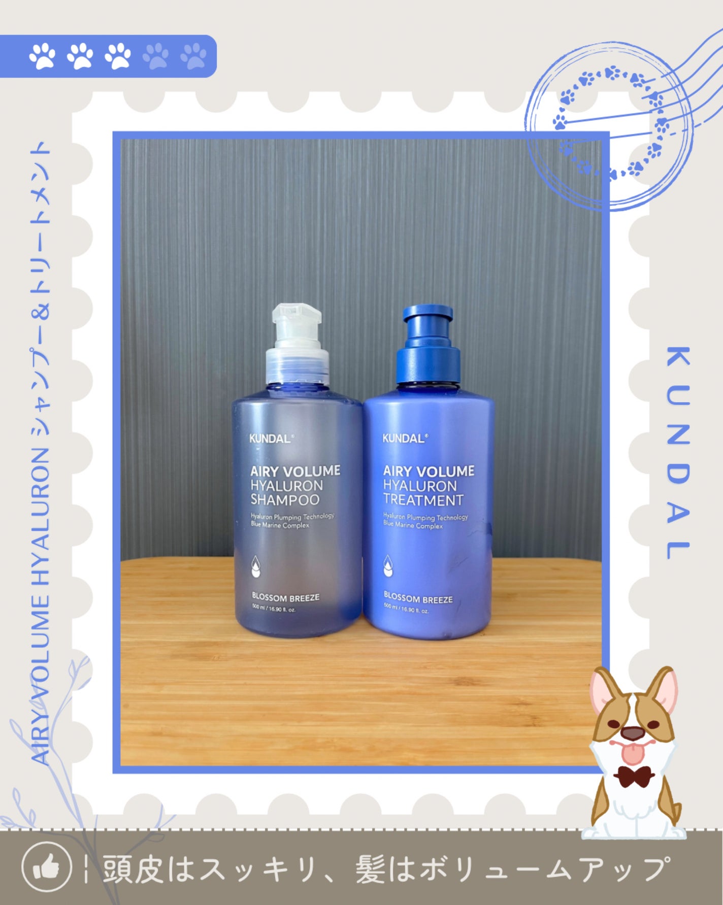 クンダル エアリーボリュームヒアルロンシャンプー/トリートメント/KUNDAL/市販シャンプーを使ったクチコミ(1枚目)