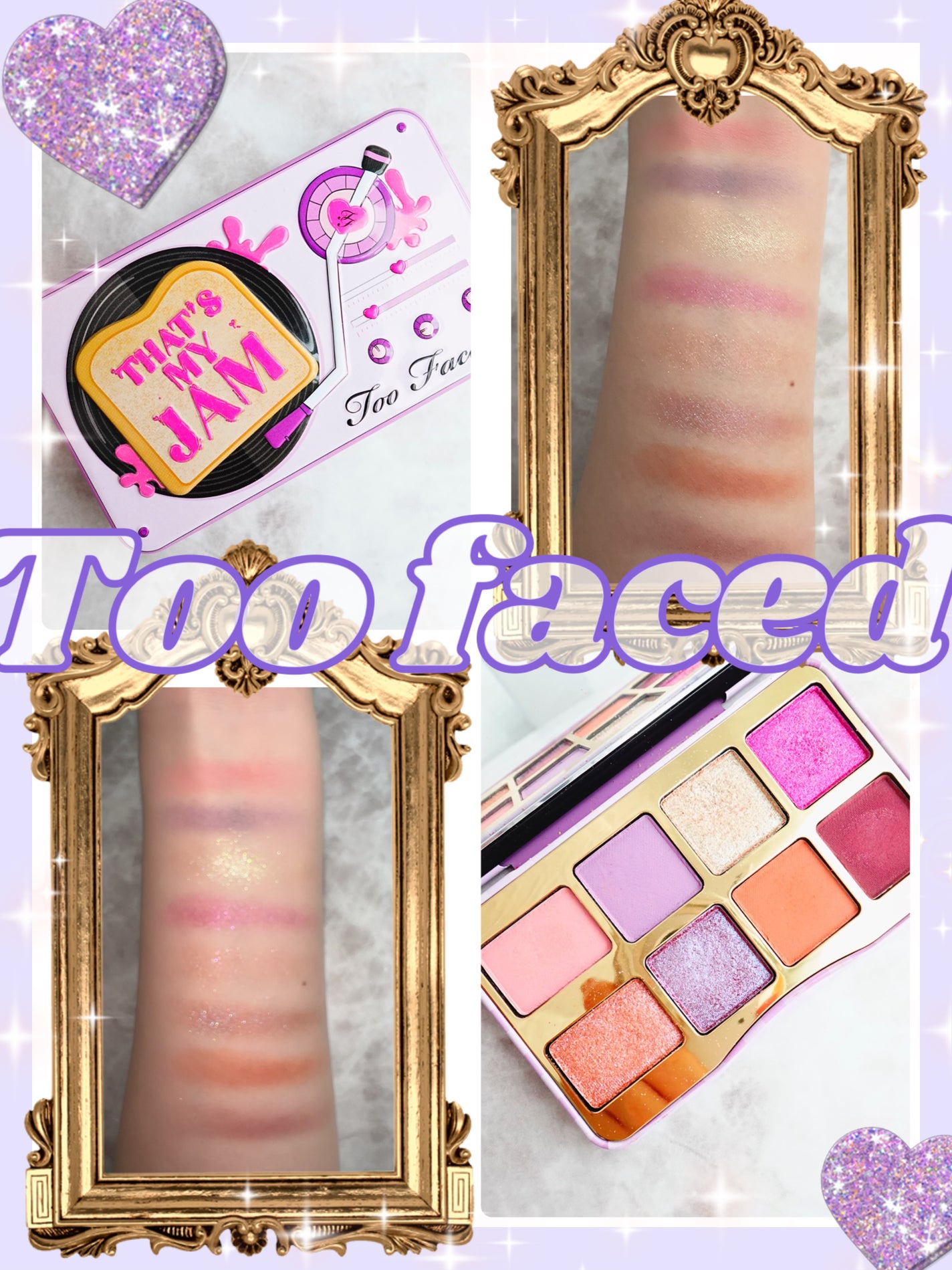 ザッツ マイ ジャム! ミニ アイシャドウ パレット /Too Faced/アイシャドウパレットを使ったクチコミ(1枚目)