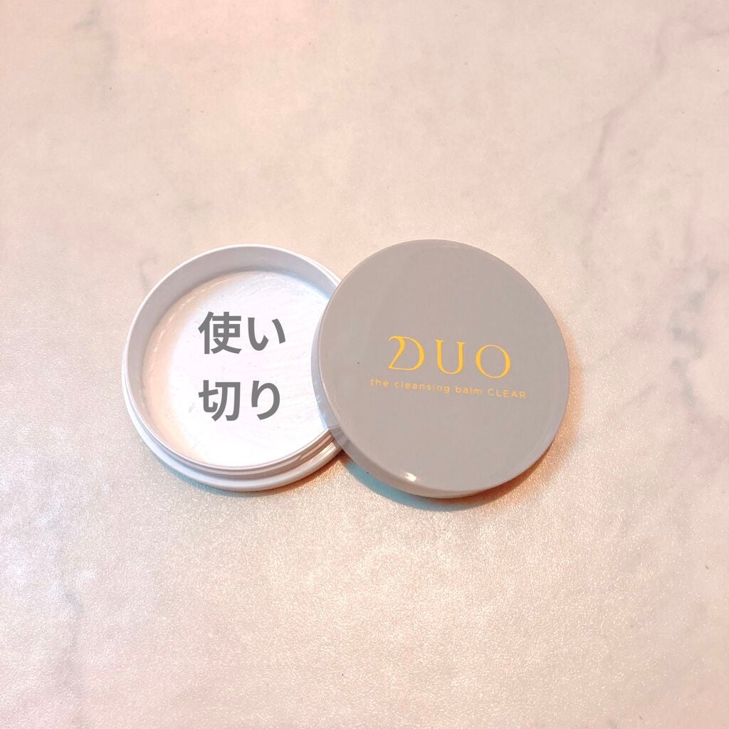 デュオ ザ クレンジングバーム クリア/DUO/クレンジングバームを使ったクチコミ(1枚目)