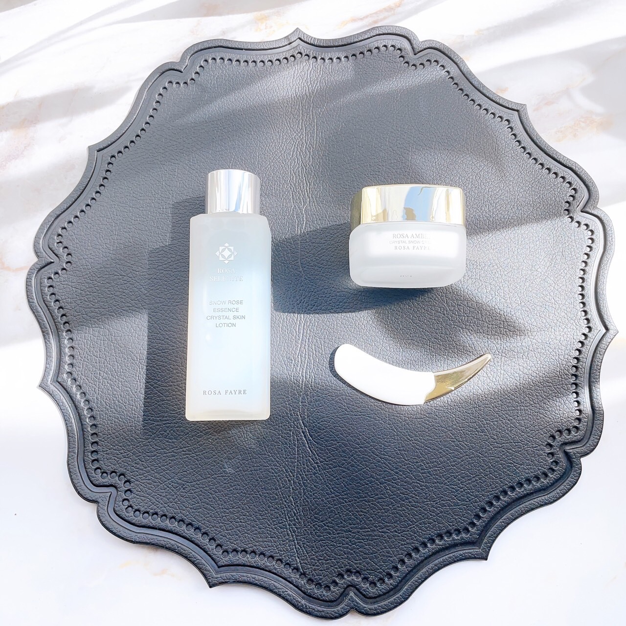 ロサ セレナイト スノーローズ エッセンス クリスタルスキン ローション/ROSA FAYRE/化粧水を使ったクチコミ（1枚目）