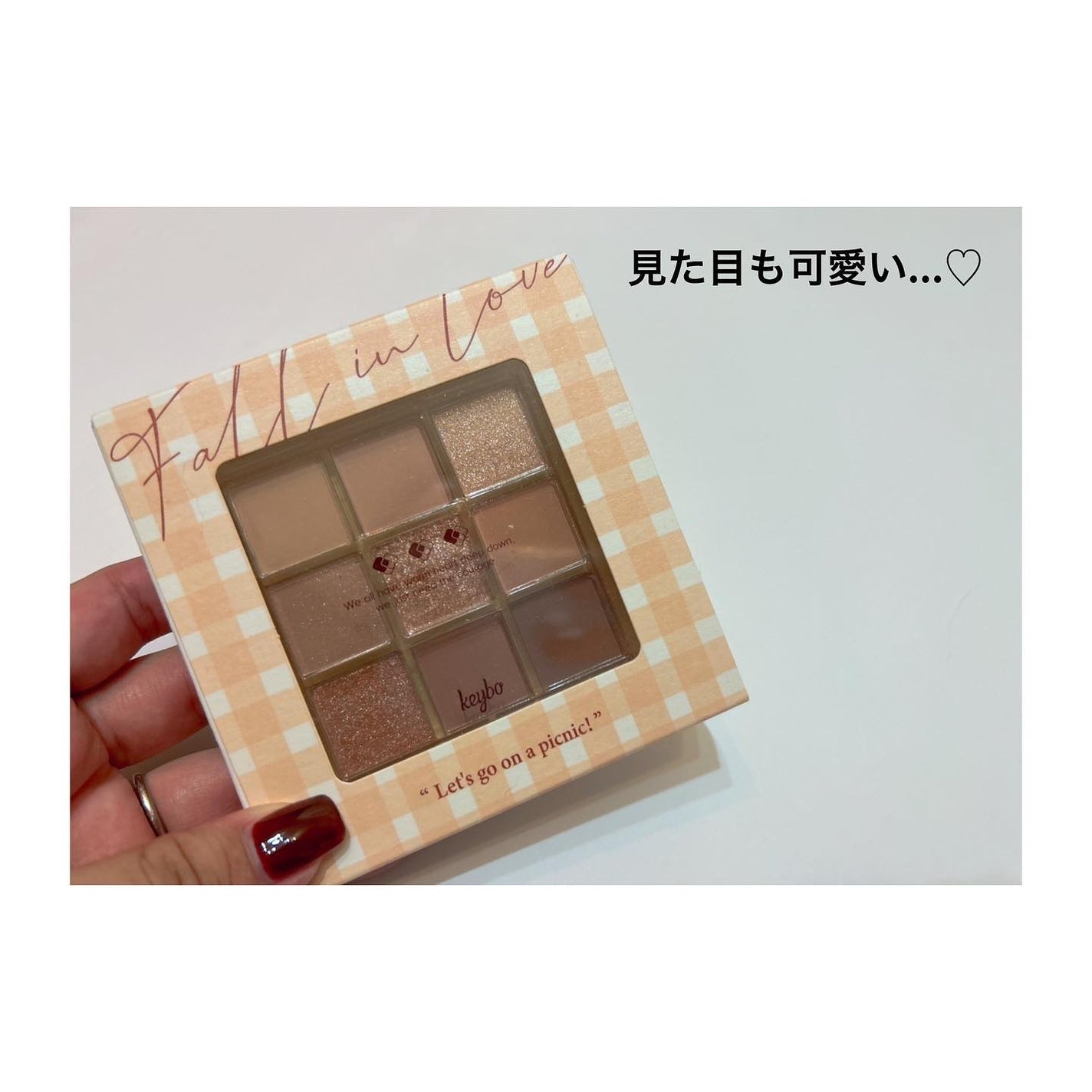 KEYBO FALL IN LOVE SHADOW PALETTE/keybo/アイシャドウパレットを使ったクチコミ(2枚目)
