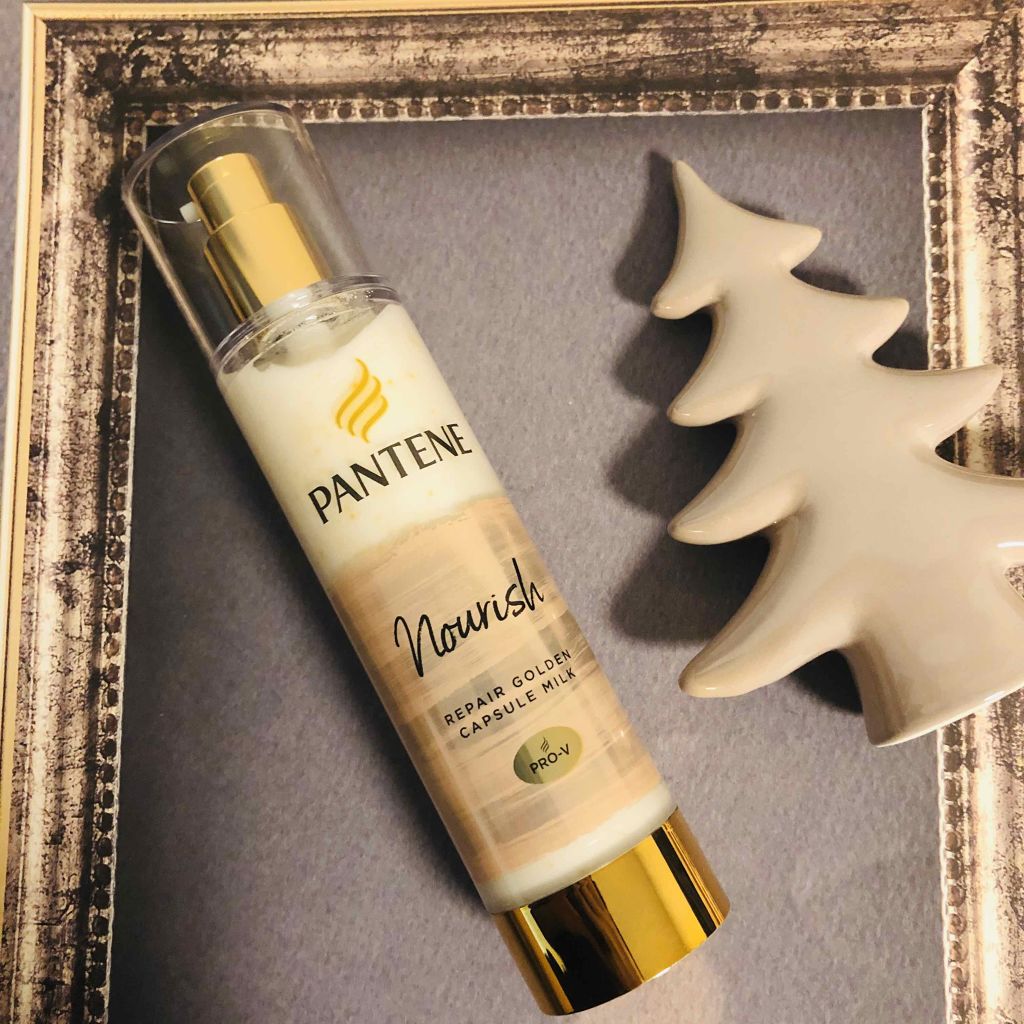 リペアー ゴールデン カプセル ミルク/パンテーン/ヘアミルクを使ったクチコミ(1枚目)