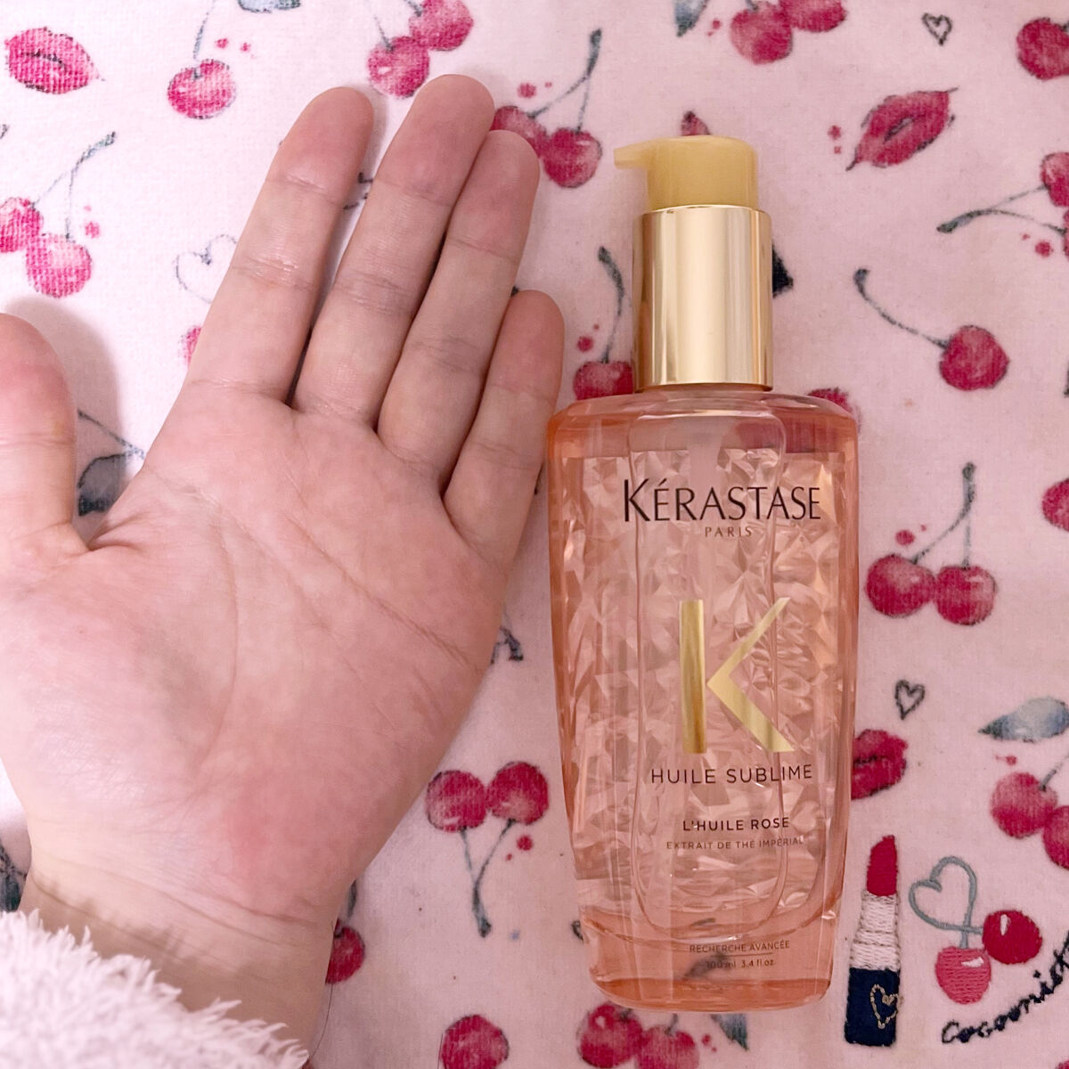 HU ユイルスブリム ティーインペリアル N/ケラスターゼ/ヘアオイルを使ったクチコミ（2枚目）