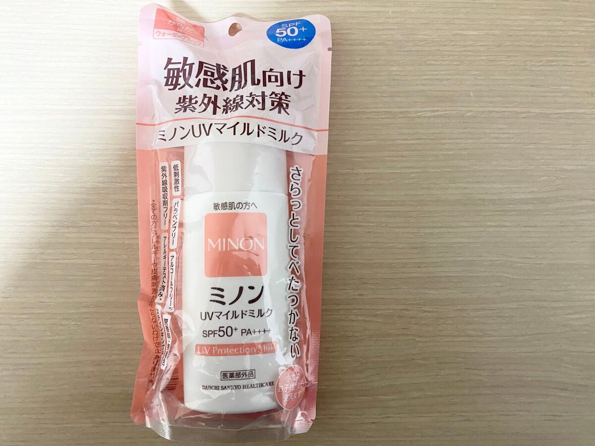 ミノンUVマイルドミルク/ミノン/日焼け止めミルクを使ったクチコミ(1枚目)