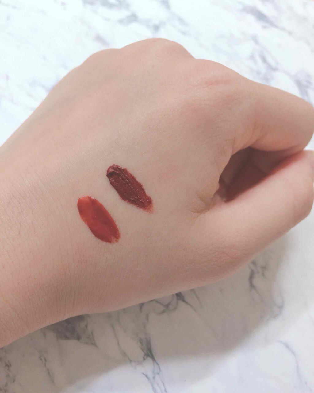 ジューシーラスティングティント/rom&nd/リップティントを使ったクチコミ(3枚目)