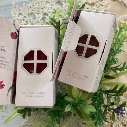 ナチュラルブルームリップオイルセラム 3色セット/PINATE/リップグロスを使ったクチコミ(4枚目)