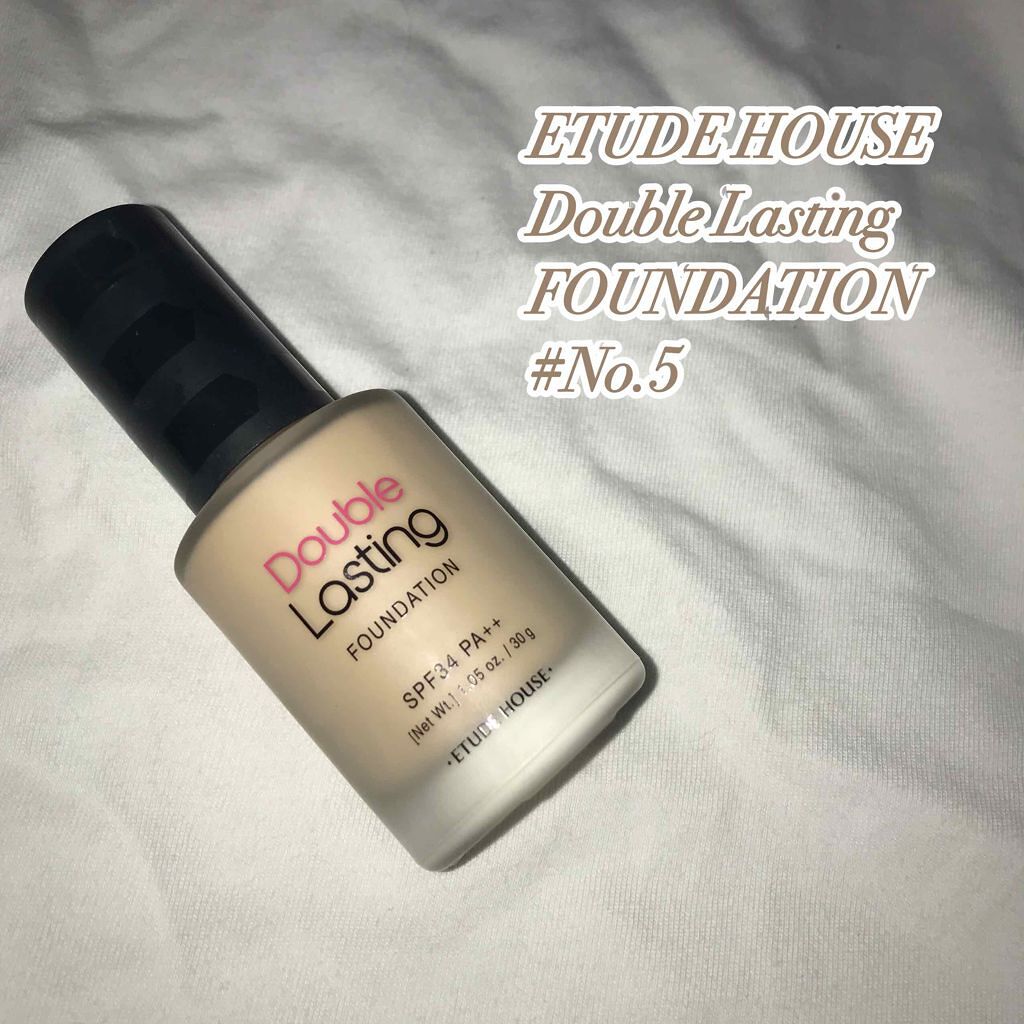 ダブルラスティング ファンデーション/ETUDE/リキッドファンデーションを使ったクチコミ(1枚目)