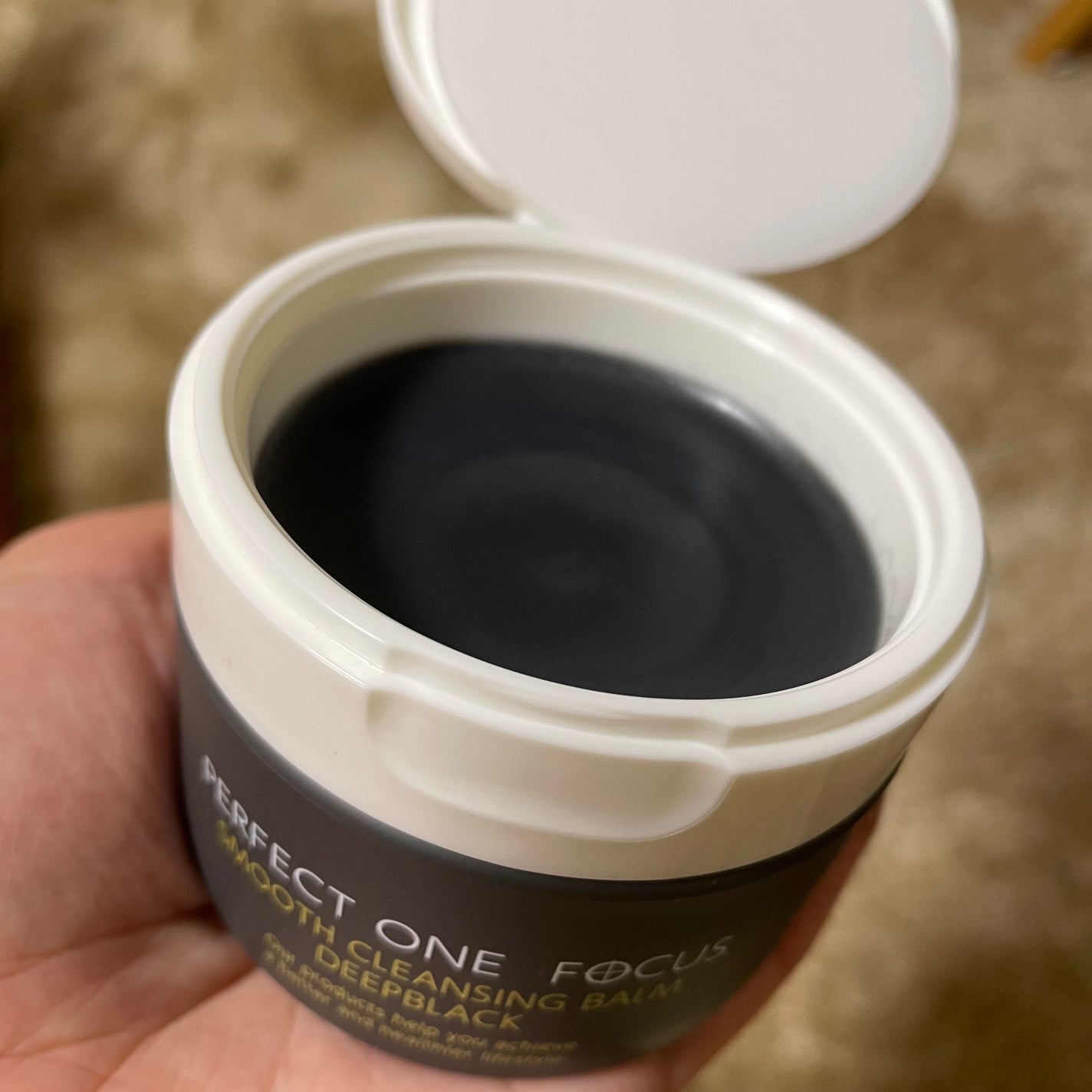 パーフェクトワンフォーカス スムースクレンジングバーム ディープブラック/PERFECT ONE FOCUS/クレンジングバームを使ったクチコミ(1枚目)