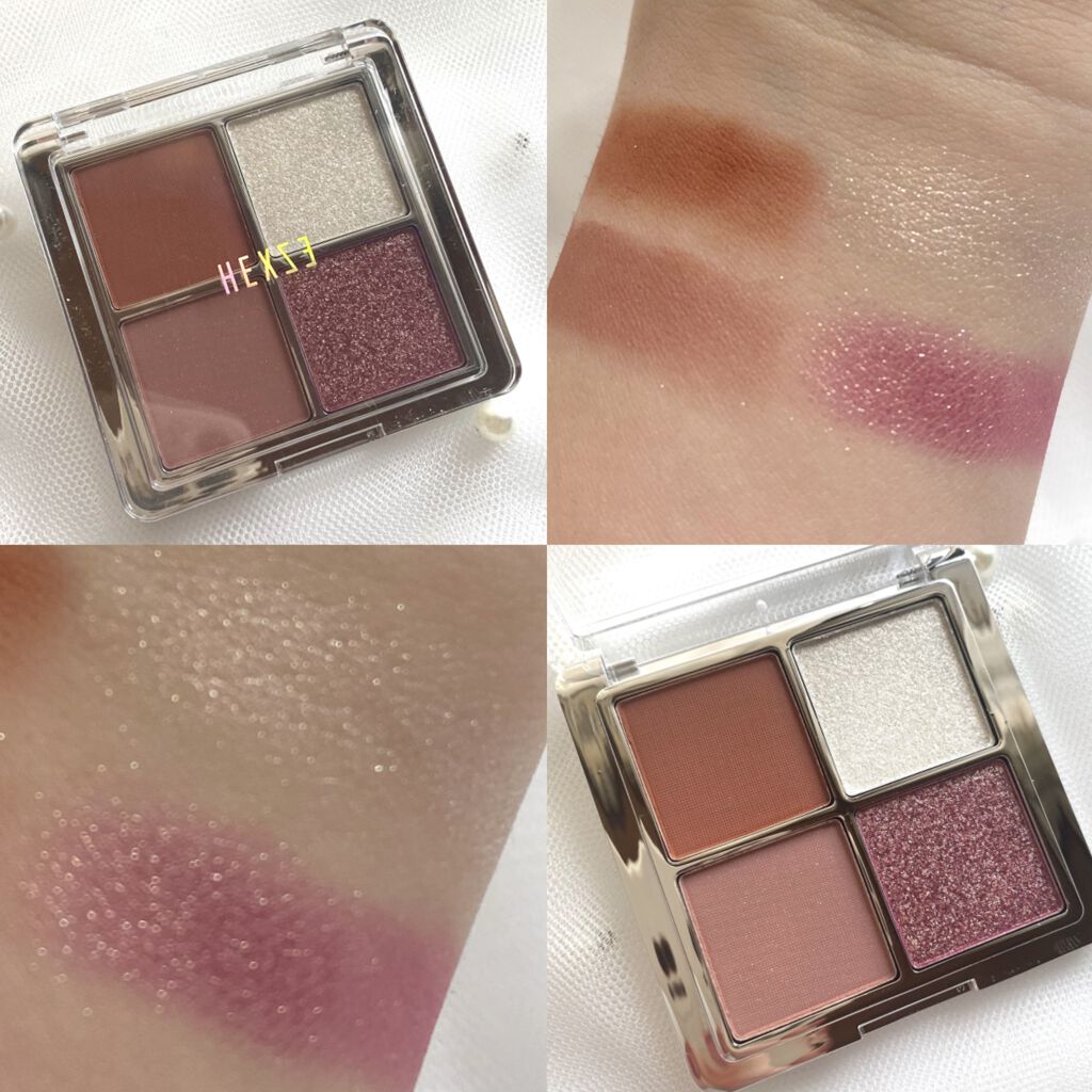 アイランドアドベンチャー4アイシャドウ/HEXZE（ヘックスゼ）/アイシャドウパレットを使ったクチコミ（2枚目）