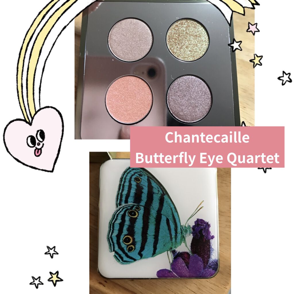Butterfly Eye Quartet/シャンテカイユ/アイシャドウパレットを使ったクチコミ（1枚目）