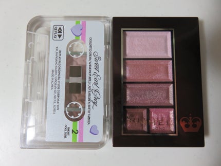 プレイカラーアイズミニ リプレイコレクション/ETUDE/アイシャドウパレットを使ったクチコミ(3枚目)
