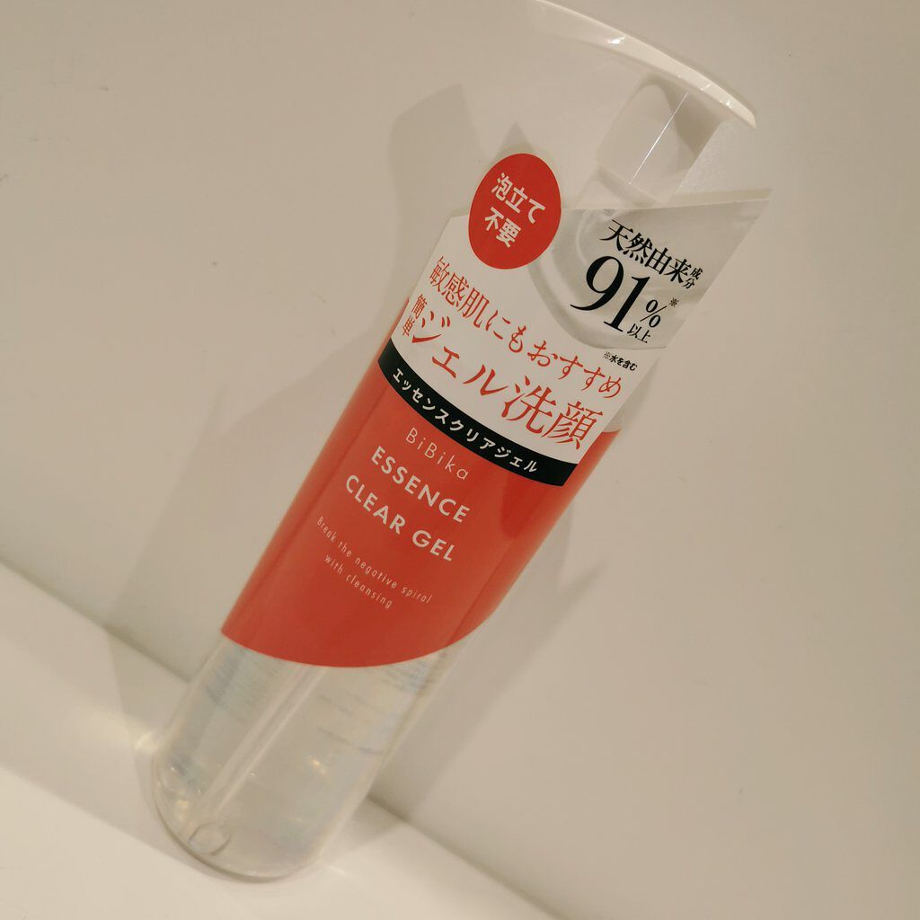 エッセンスクリアジェル/BiBika/その他洗顔料を使ったクチコミ（1枚目）