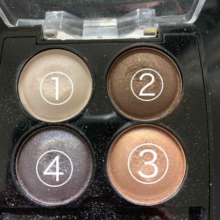 エルファー パールインアイシャドウ/DAISO/アイシャドウパレットを使ったクチコミ(2枚目)