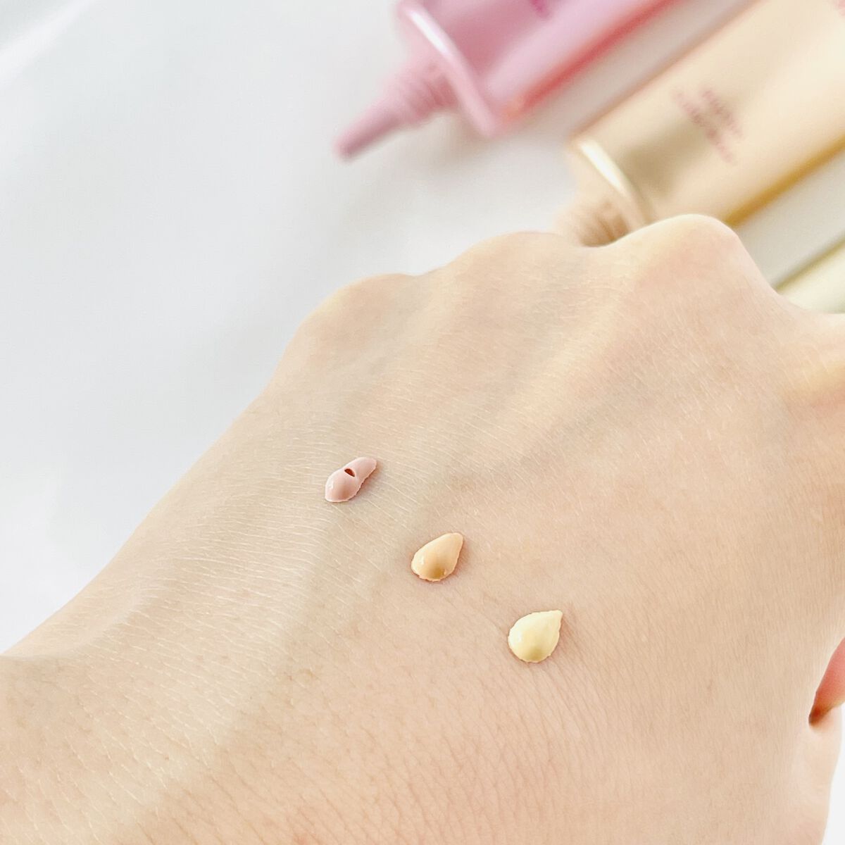 リズムカラーウェア 01 チャーミング/TWANY/化粧下地を使ったクチコミ（3枚目）