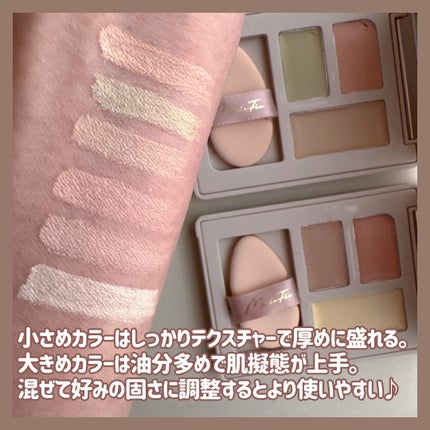 シークレットコンシーラーパレット/MilleFée/パレットコンシーラーを使ったクチコミ(4枚目)