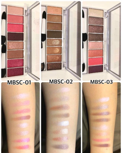 スイーツコレクション/マリブビューティー/アイシャドウパレットを使ったクチコミ(2枚目)