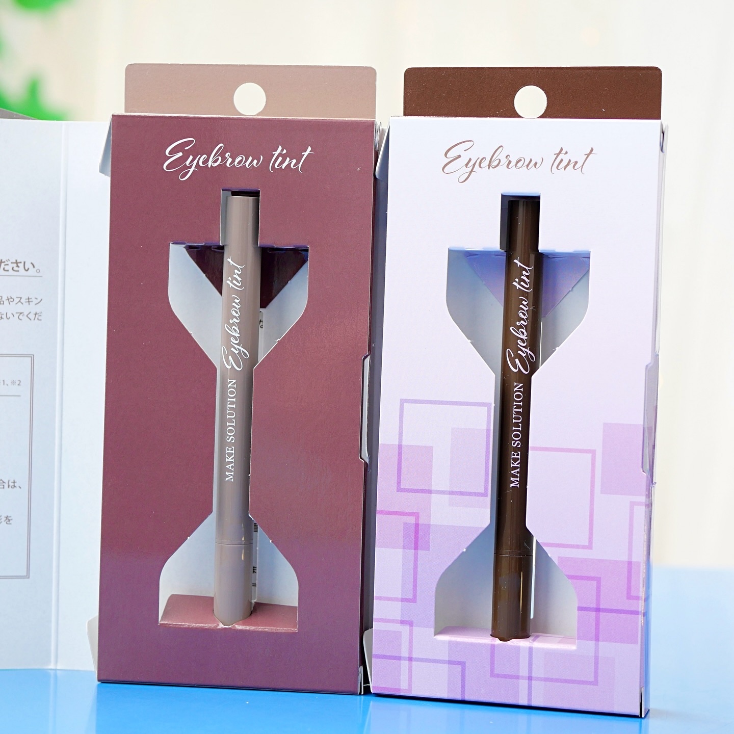 メークソリューション アイブロウティント ダークブラウン/メークソリューション/眉ティントを使ったクチコミ（3枚目）