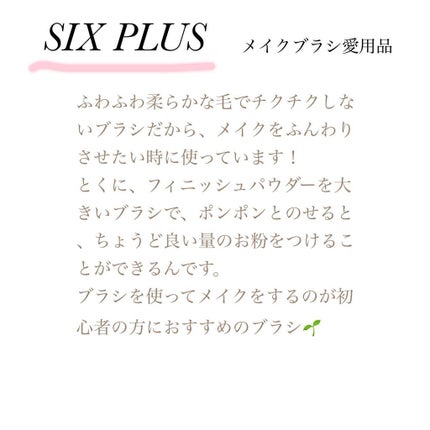 SIXPLUS メイクブラシ 5本セット - Dawnシリーズ (ブラック)/SIXPLUS/メイクブラシを使ったクチコミ(2枚目)