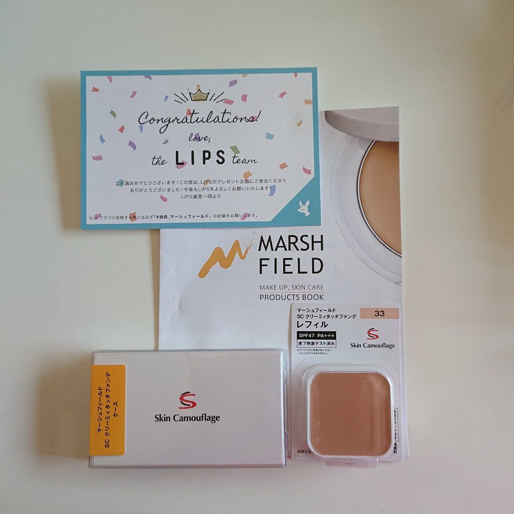 マーシュフィールド SC クリーミィタッチファンデ/マーシュ・フィールド/クリーム・エマルジョンファンデーションを使ったクチコミ(1枚目)