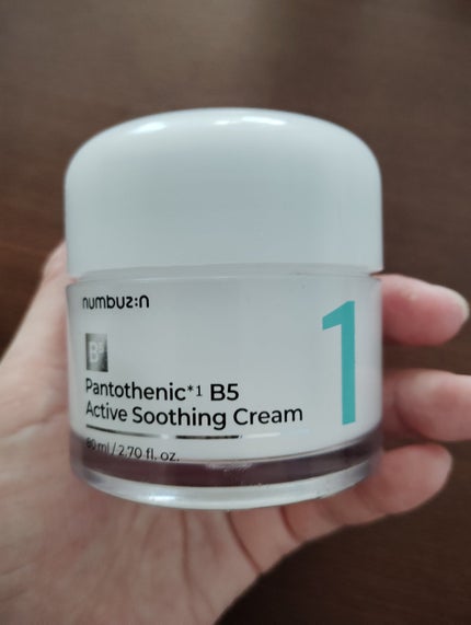 1番 塗るパントテン酸スージングクリーム/numbuzin/フェイスクリームを使ったクチコミ(1枚目)