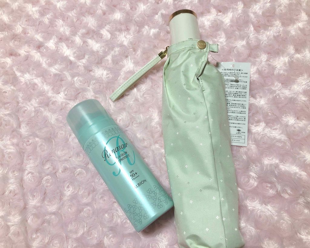 ルネセア アクアグロウ UVプロテクト/ALBION/ヘアミストを使ったクチコミ（2枚目）