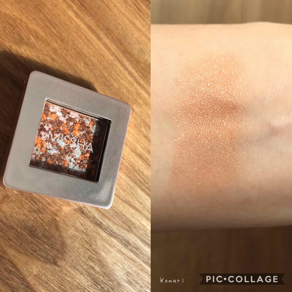 グリッタープリズム シャドウ/MISSHA/グリッターを使ったクチコミ（3枚目）