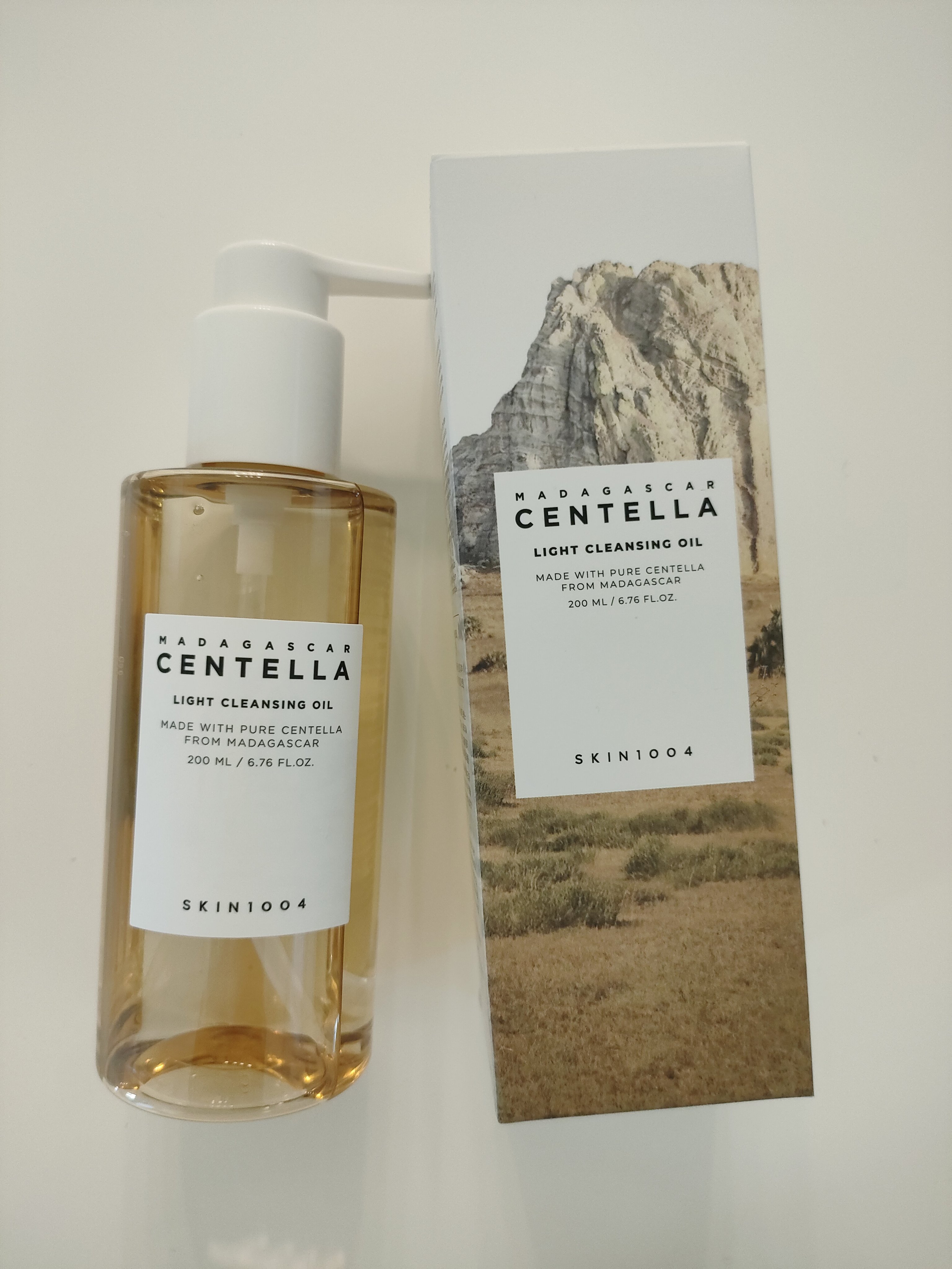 センテラ ライトクレンジングオイル/SKIN1004/オイルクレンジングを使ったクチコミ（1枚目）