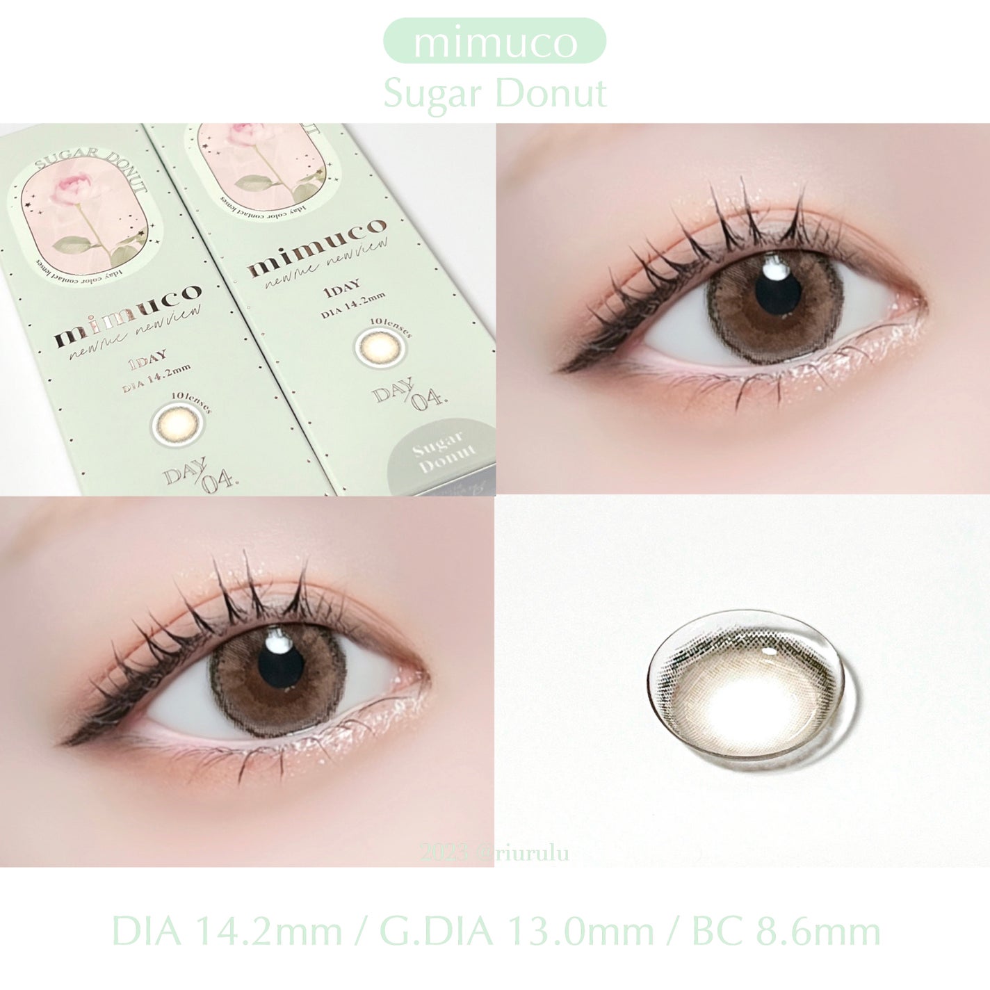 mimuco 1day/mimuco/ワンデー(1DAY)カラコンを使ったクチコミ(1枚目)