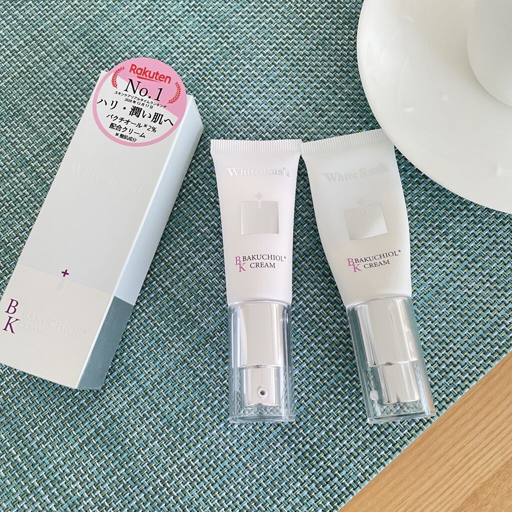 バクシア モイスチャーアップクリーム/White Rush/フェイスクリームを使ったクチコミ（1枚目）