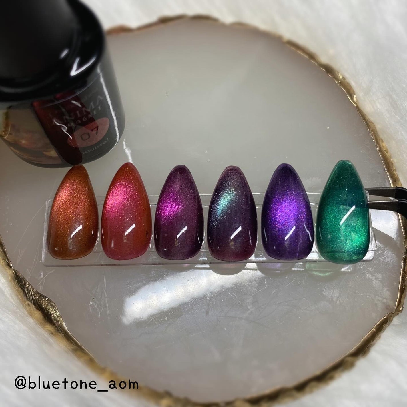 アニマルマグネットジェル/ネイル工房/ジェルネイルを使ったクチコミ(5枚目)