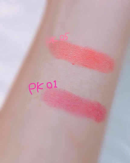 ハートフル シフォンクリーム リップスティック/HOLIKA HOLIKA/口紅を使ったクチコミ(3枚目)