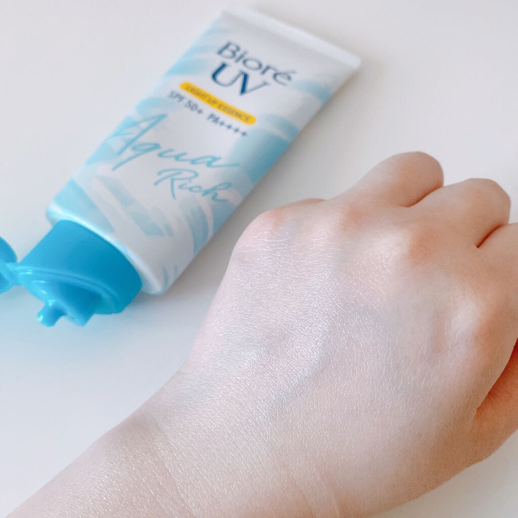 ビオレUV アクアリッチ ライトアップエッセンス/ビオレ/日焼け止めクリームを使ったクチコミ(5枚目)