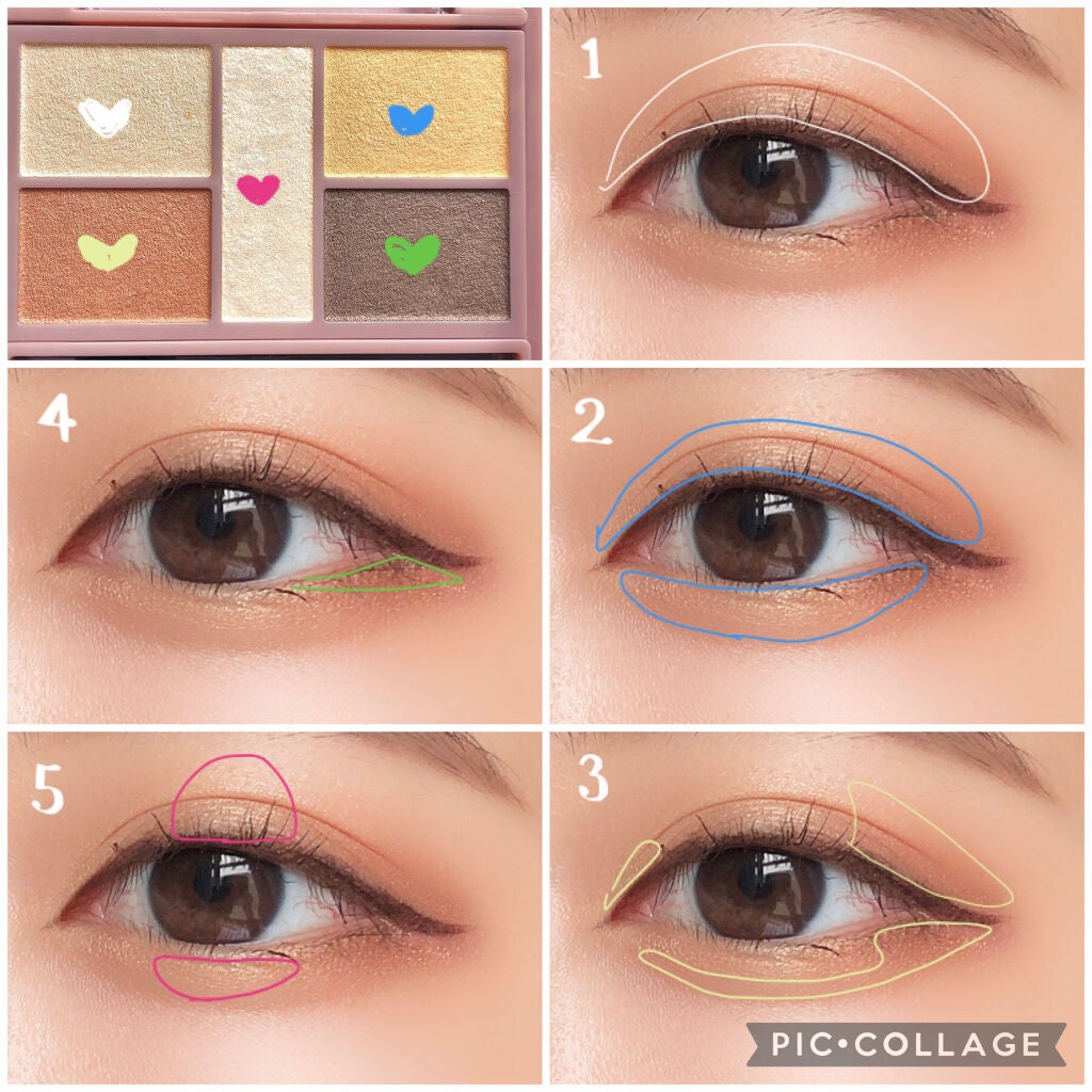 パーフェクトスタイリストアイズ/キャンメイク/アイシャドウパレットを使ったクチコミ(5枚目)