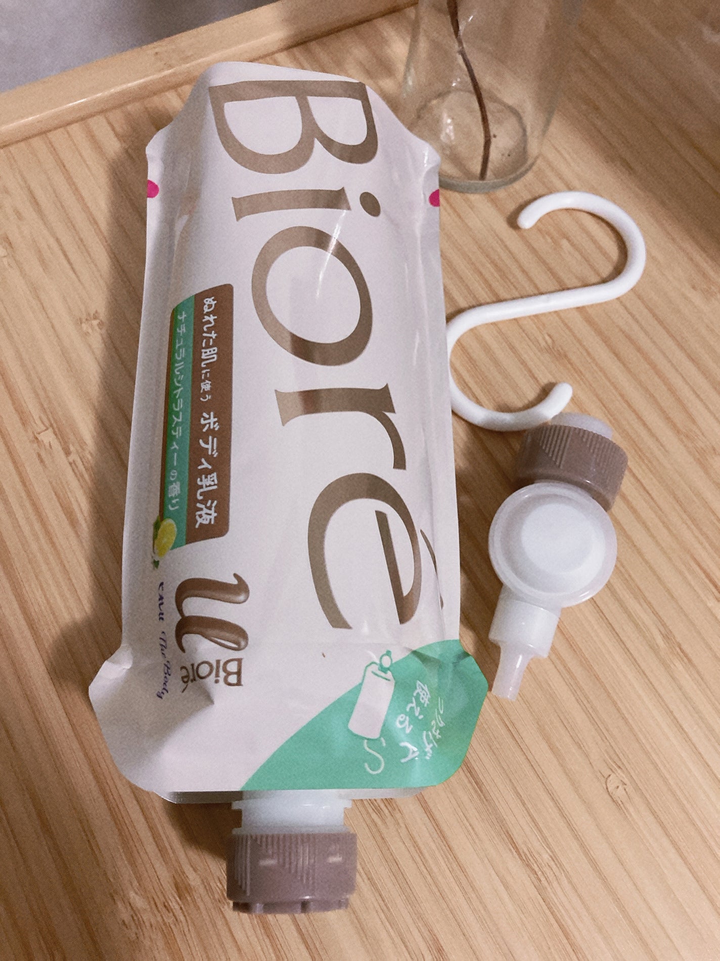 ザ ボディ ぬれた肌に使うボディ乳液 ナチュラルシトラスティーの香り/ビオレu/ボディミルクを使ったクチコミ(2枚目)