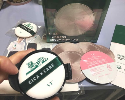 CICAレッドネスカバークッション/VT/クッションファンデーションを使ったクチコミ(2枚目)