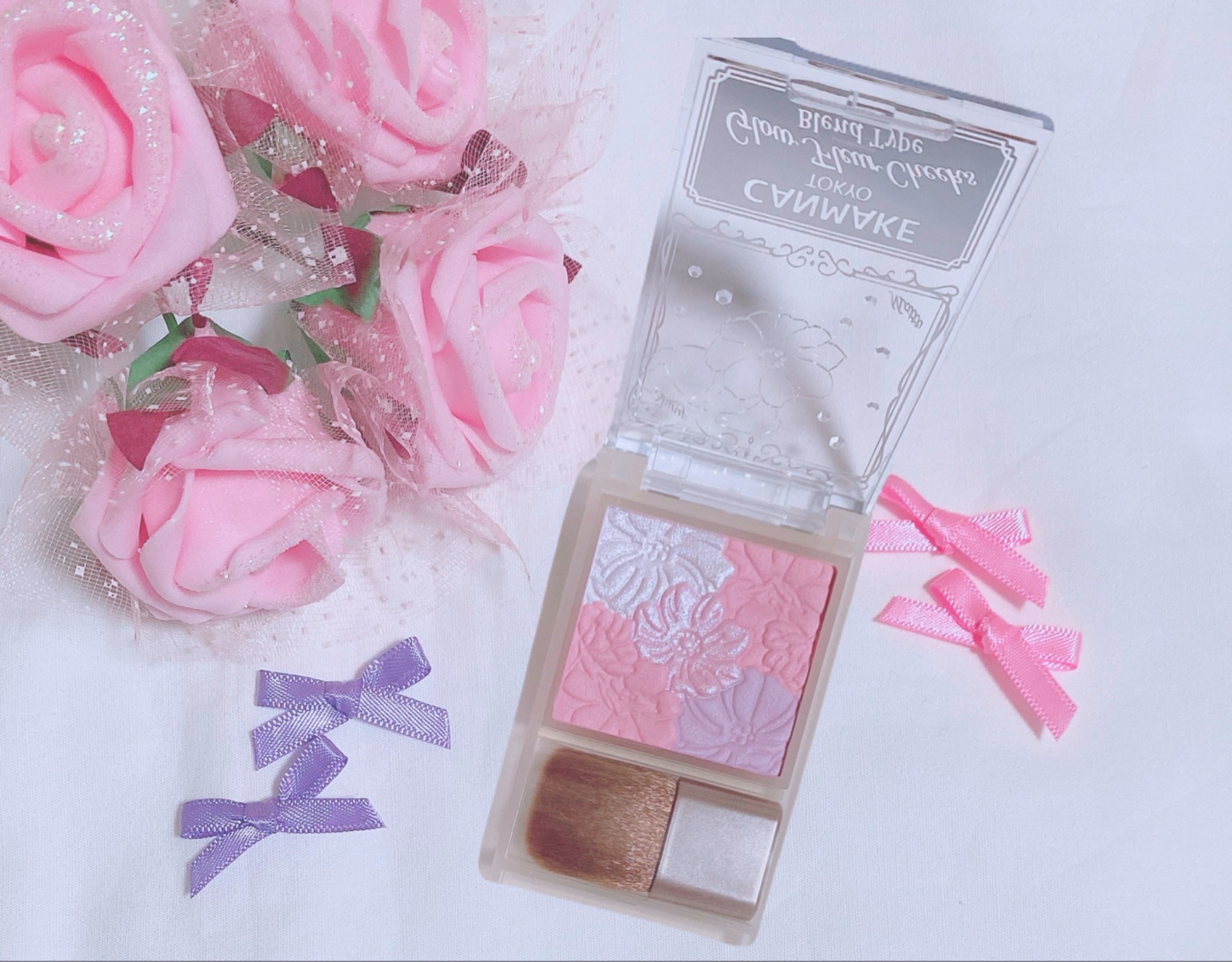 グロウフルールチークス（ブレンドタイプ）/キャンメイク/パウダーチークを使ったクチコミ（2枚目）